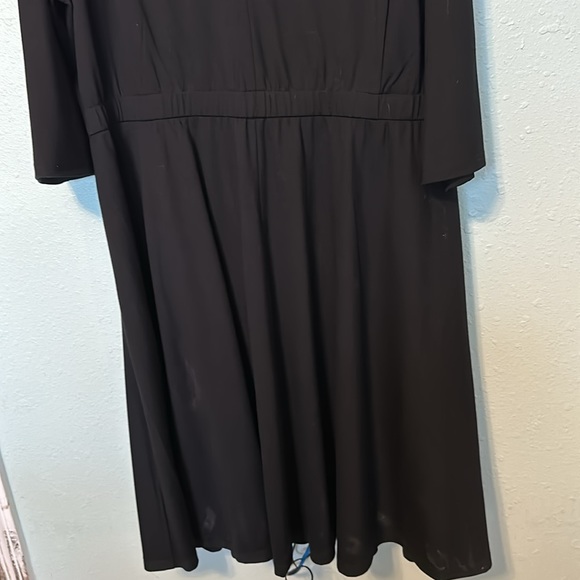 Lane Bryant Little Black Dress Plus Size 18 20 Fit & Flare Jersey Knit Stretch - Picture 4 of 10